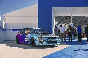 1995 Subaru WRX - Motegi MR159 BATTLE V - Black Wheel Pros